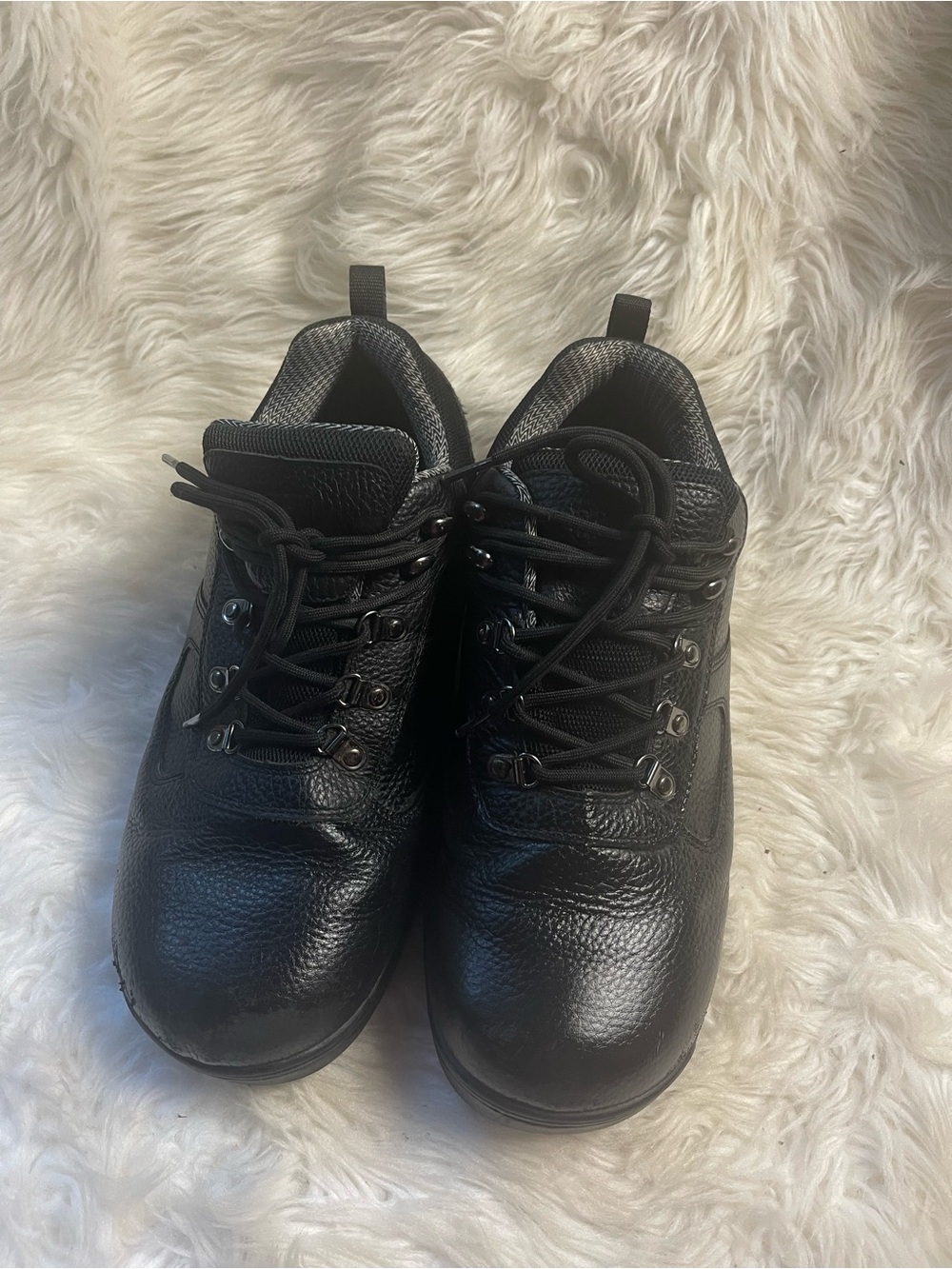 Drew Boulder waterproof orthopedic leather black men’s shoes SZ12 ,4W